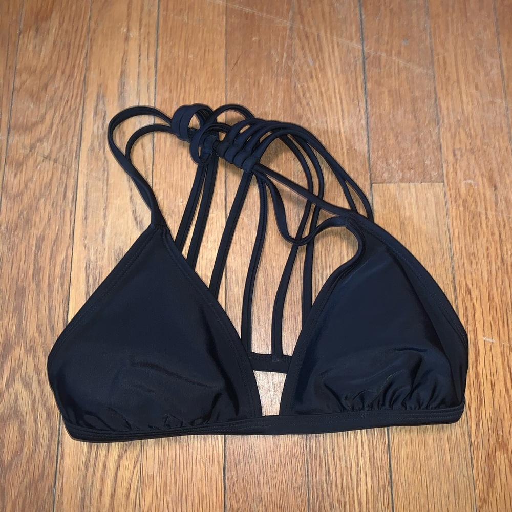 Black bikini top